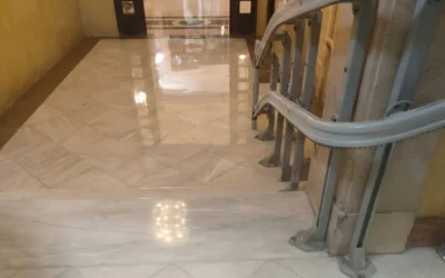 Restauración y pulido de suelo de mármol en Ciutat Vella | Valencia