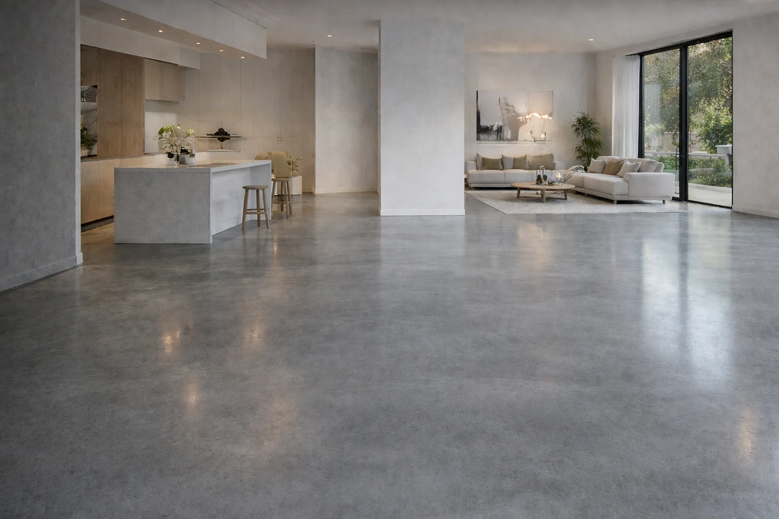 suelo cemento pulido Valencia