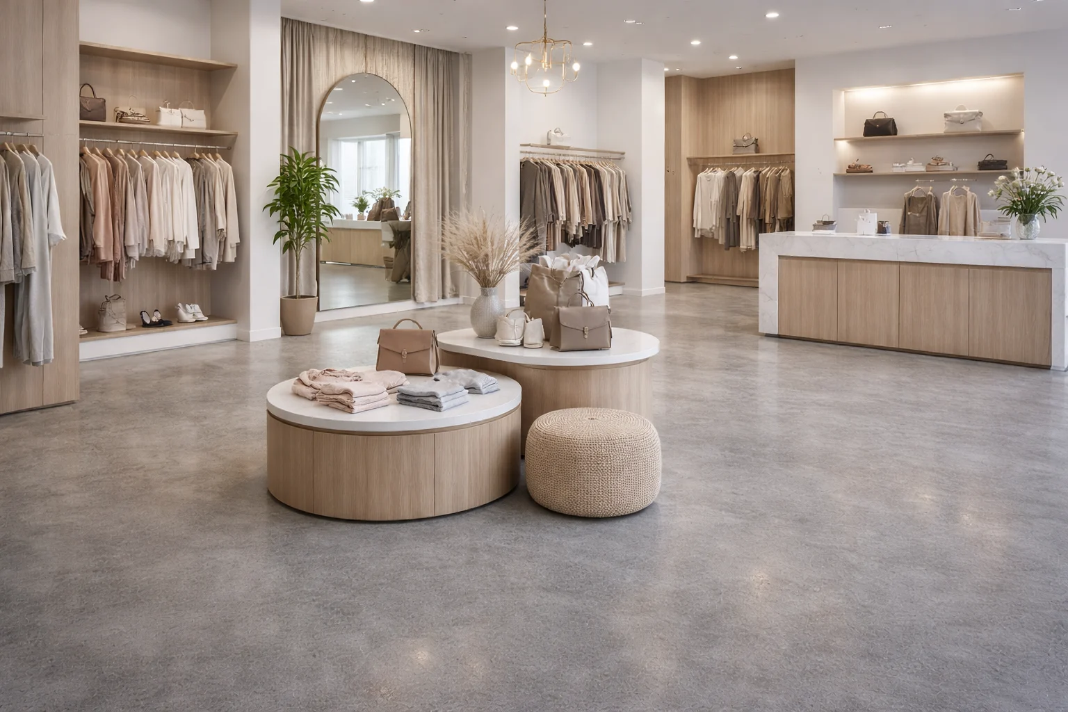 suelo cemento pulido local comercial