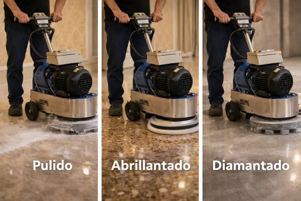 pulido, abrillantado y diamantado de suelos