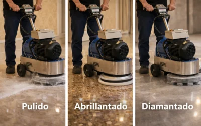 Diferencia entre Pulido, Abrillantado y Diamantado de Suelos