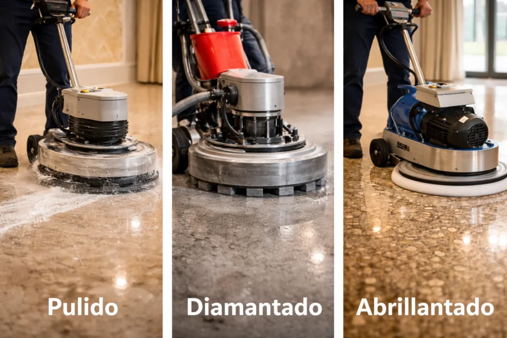 pulido, diamantado y abrillintado de suelos